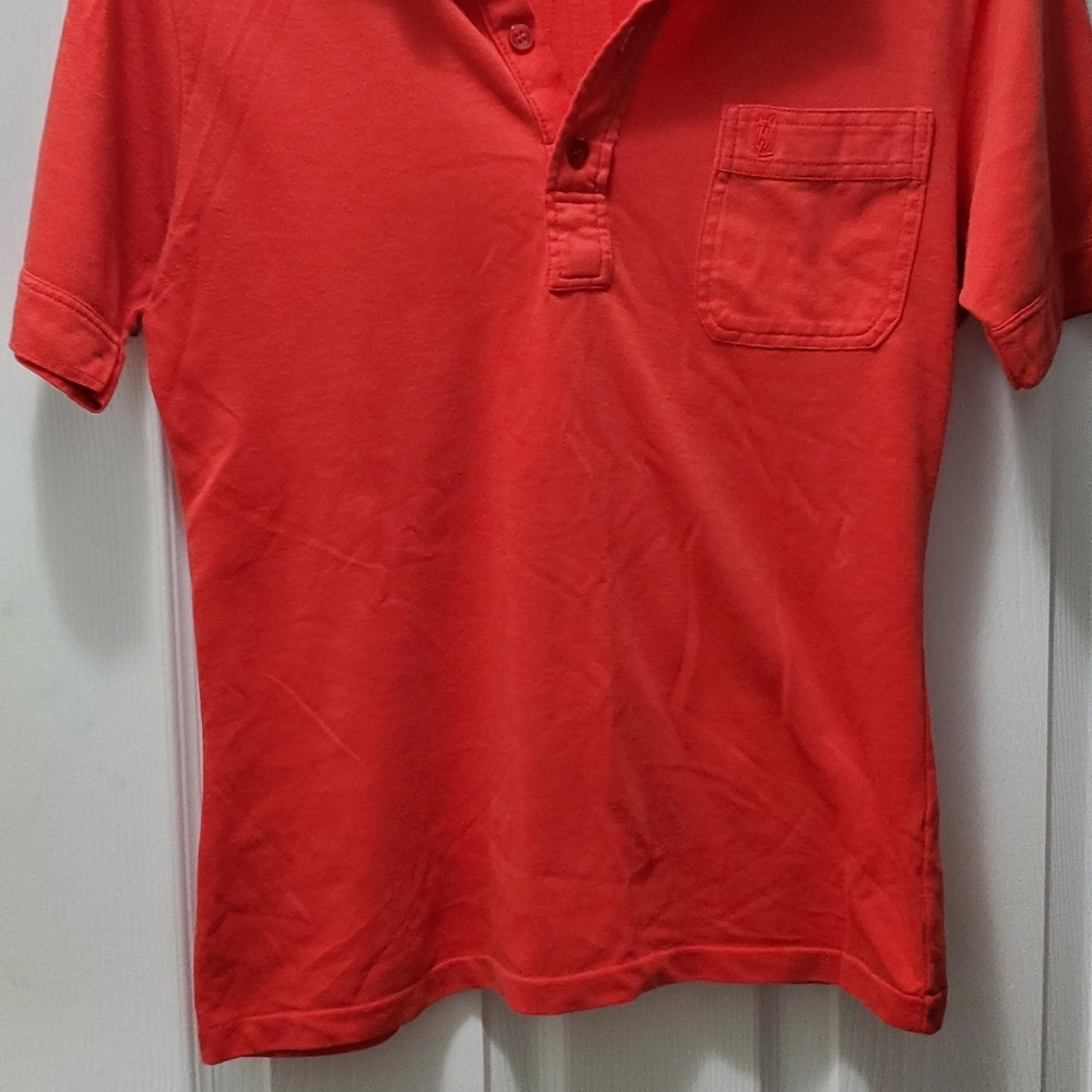Yves Saint Laurent Red Polo Shirt